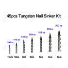Manufacturer Tungsten Fishing Weight Tungsten Nail Weights Sinker insert tungsten for soft lure