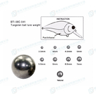 Wholesale Tungsten Fishing Weight Tungsten Ball For Fishing Lure tungsten sphere 97% tungsten